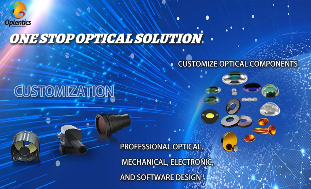 Optical Monocrystal Mgf2 Ar Coated Lenses for Motorized Zoom Lens